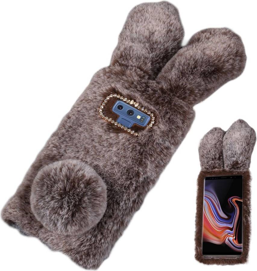 Samsung Fluffy Rabbit Galaxy Note9 skal Brun