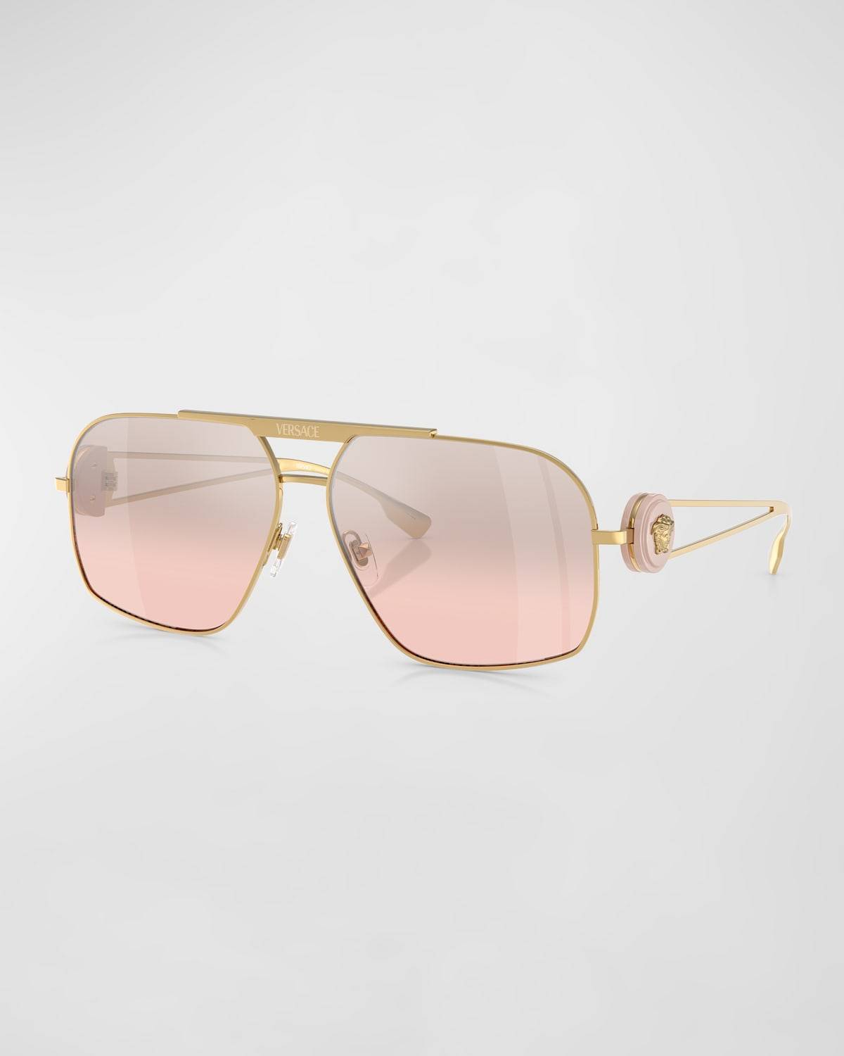 Versace Solbriller - Guld/Rosa