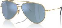 Ray ban aviator gold Ray-Ban Aviator Reverse 001/GA Solbriller - Gold