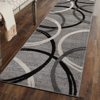 World Rug Gallery Contemporary Abstract Gray