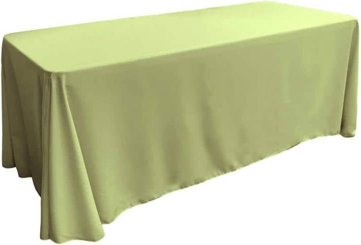LA Linen Polyester Poplin Rectangular 90x156 Tablecloth