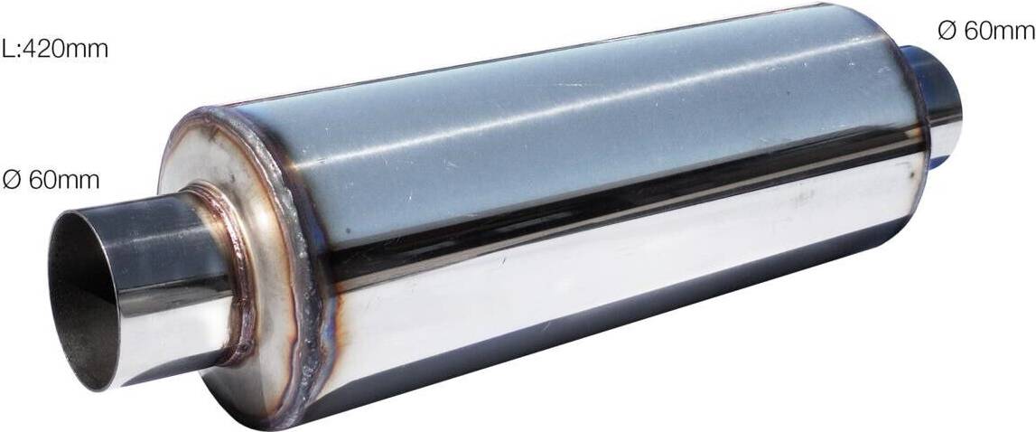 Simoni Racing Universal Silencer Muffler 63mm
