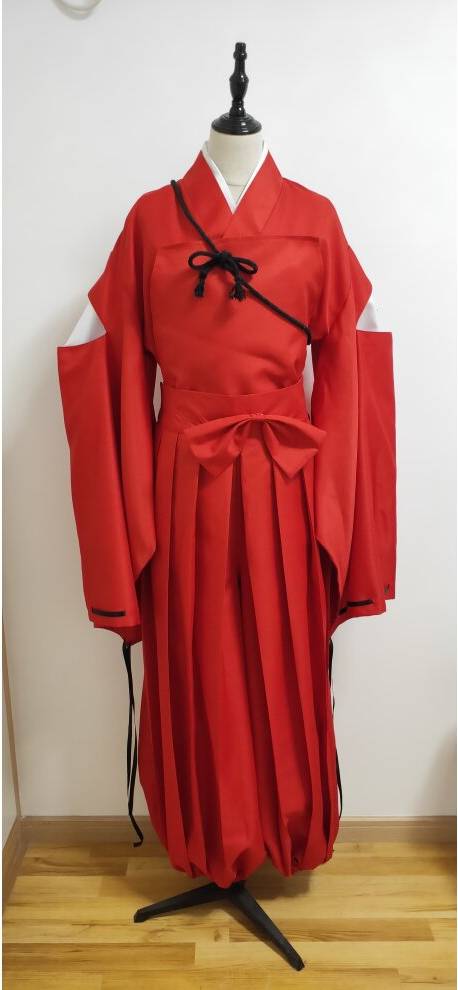 Handmade Customize InuYasha Cosplay Costume Red One
