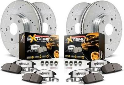 Brake kit Power Stop Front and Rear Z36 Truck & Brake Pad Rotor Kit