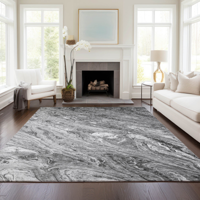 Addison Rugs Machine Washable Chantille Gray