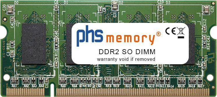 PHS-memory 512MB DDR2 SO DIMM 667MHz RAM