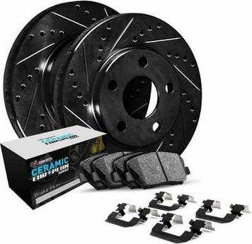 Car brakes R1 Concepts Rear Brakes Rotors Kit