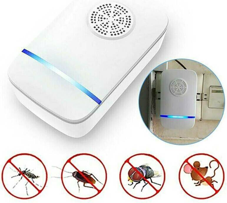 Ultrasonic Plug In Pest Repeller Deter Mice Rat Mouse Spider Insect
