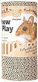 Sharples Chew N Play Small Animal Rabbit Guinea Cardboard Log
