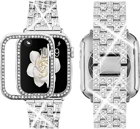 Supoix Jewelry Bling Diamond Rhinestone Case