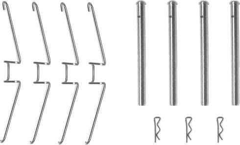 Car brake pads and disc Bosch Accessory Kit Disc Brake Pads