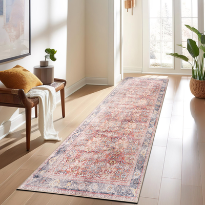 World Rug Gallery Vintage Red