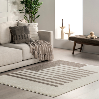 Nuloom Brooklyn Rug Co Sofya Abstract Beige