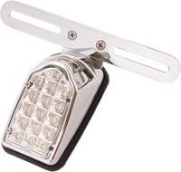 Bike-It Mini LED Tombstone Rear Light Silver, Silver