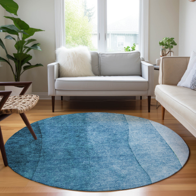 Addison Rugs Machine Washable Turquoise, Multicolor