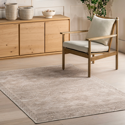 Nuloom Brooklyn Rug Co Riya Geometric Beige