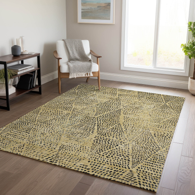 Machine washable rugs Addison Rugs Machine Washable Gold