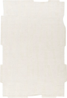 Ebern Designs Area Rug Rectangle Edinson Wool White 60x"