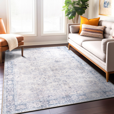 World Rug Gallery Vintage Blue