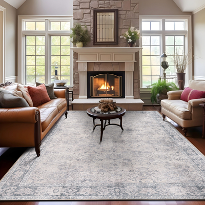 World Rug Gallery Vintage Blue