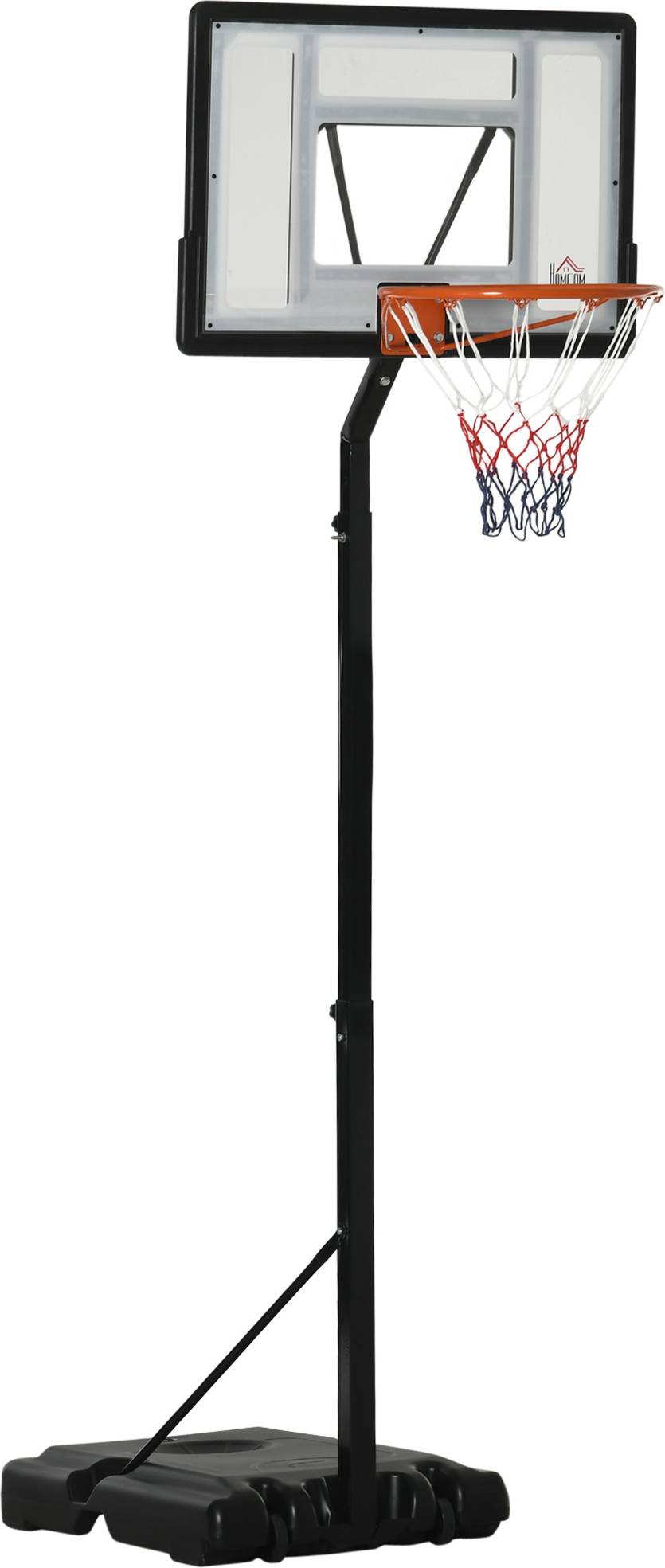 Homcom Basketballstativ Med Hjul Rullelig