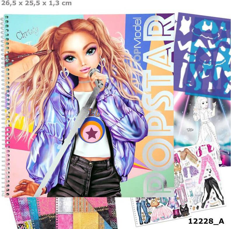 Depesche TOPModel POPSTAR Colouring Book