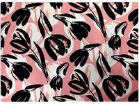 Warren Reed Nature Flat Flower Motif In Chopping Board 40cm