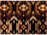 Warren Reed And Brown Intricate Pattern One Chopping Board