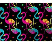 Warren Reed Vivid Flamingo Pattern Chopping Board