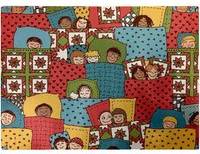 Warren Reed Hand Drawn Doodle Faces Chopping Board