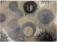 Warren Reed Abstract Moon Sun Chopping Board