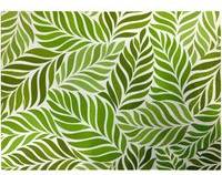 Warren Reed Green Leaf Pattern Chopping Board