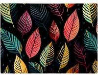 Warren Reed Colourful Leaves Pattern Chopping Board