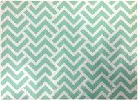 Warren Reed Green Geometric Pattern Chopping Board