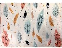 Warren Reed Pastel Feather Pattern Chopping Board