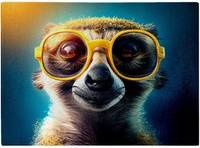 Warren Reed Meerkat With Splashart Chopping Board