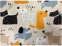 Warren Reed Hand Drawn Dogs Chopping Board 40cm
