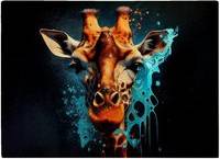 Warren Reed Giraffe Face Splashart Chopping Board