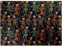 Warren Reed Dancing Skeletons Chopping Board