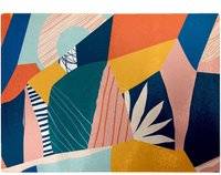 Warren Reed Modern Floral Pattern Chopping Board 40cm