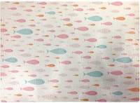 Warren Reed Hand Drawn Swimming Fish Chopping Board