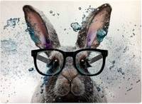 Warren Reed Rabbit With Splashart Chopping Board