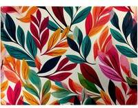 Warren Reed Bright Leaves Pattern Chopping Board