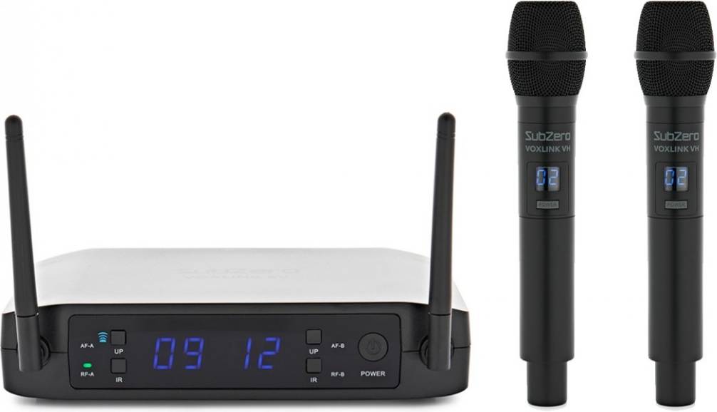 SubZero SubZero VOXLINK-2VH Handheld Wireless Microphone System