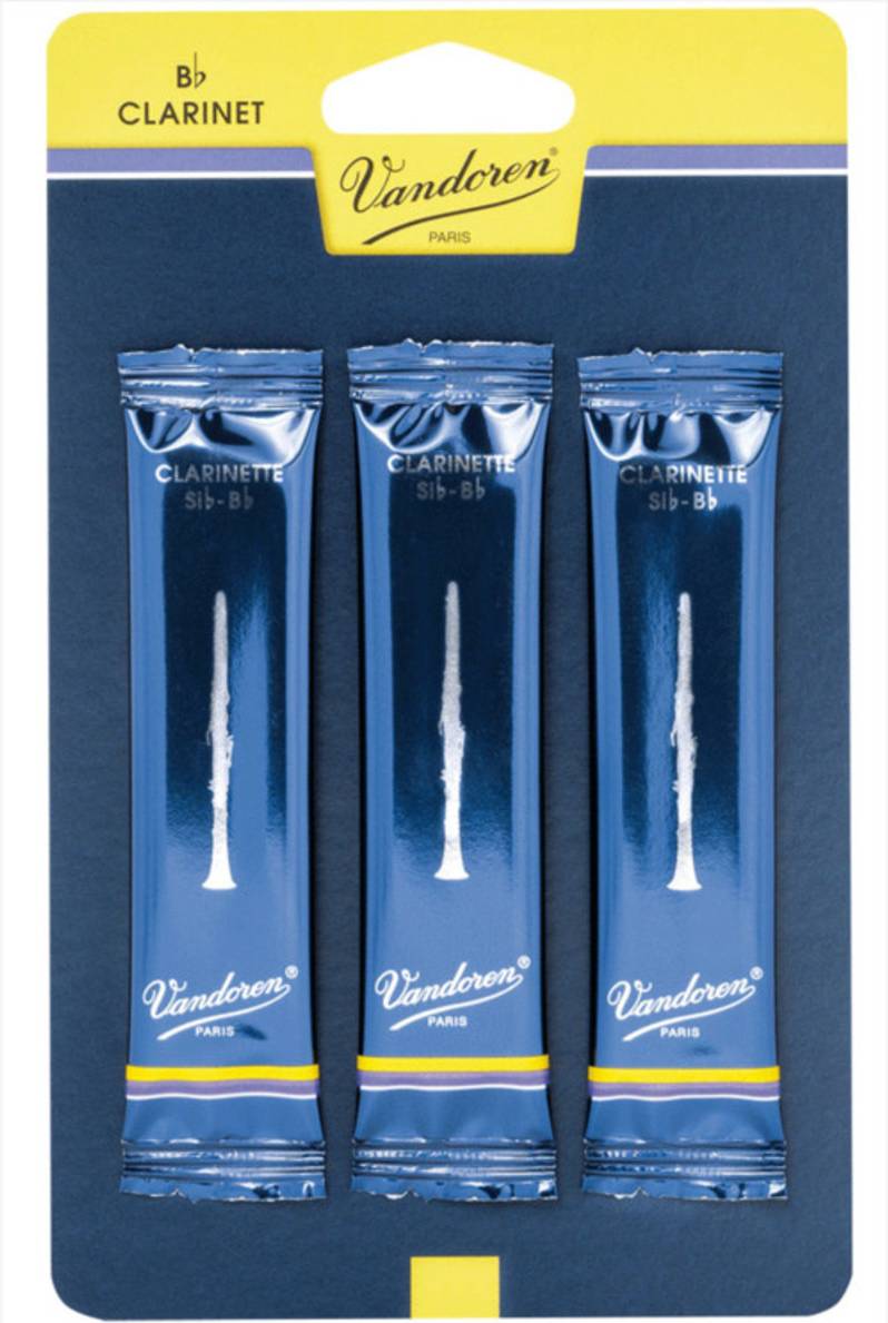Traditional Clarinet Reed 3-Pack