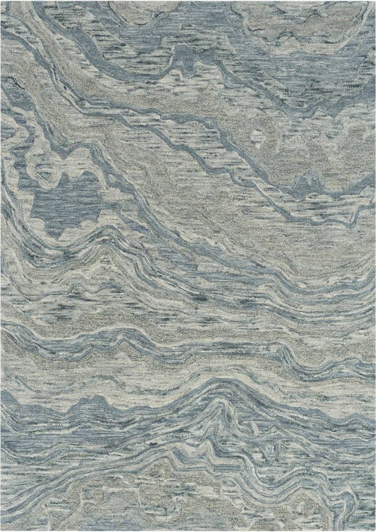 Metro Lane Cahide Area Rug Blue