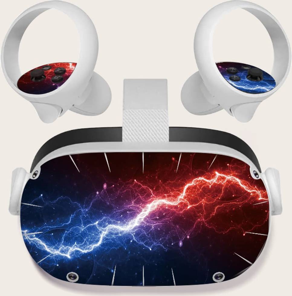 Oculus quest 2 Shein Lightning Pattern Sticker Compatible With Oculus Quest 2