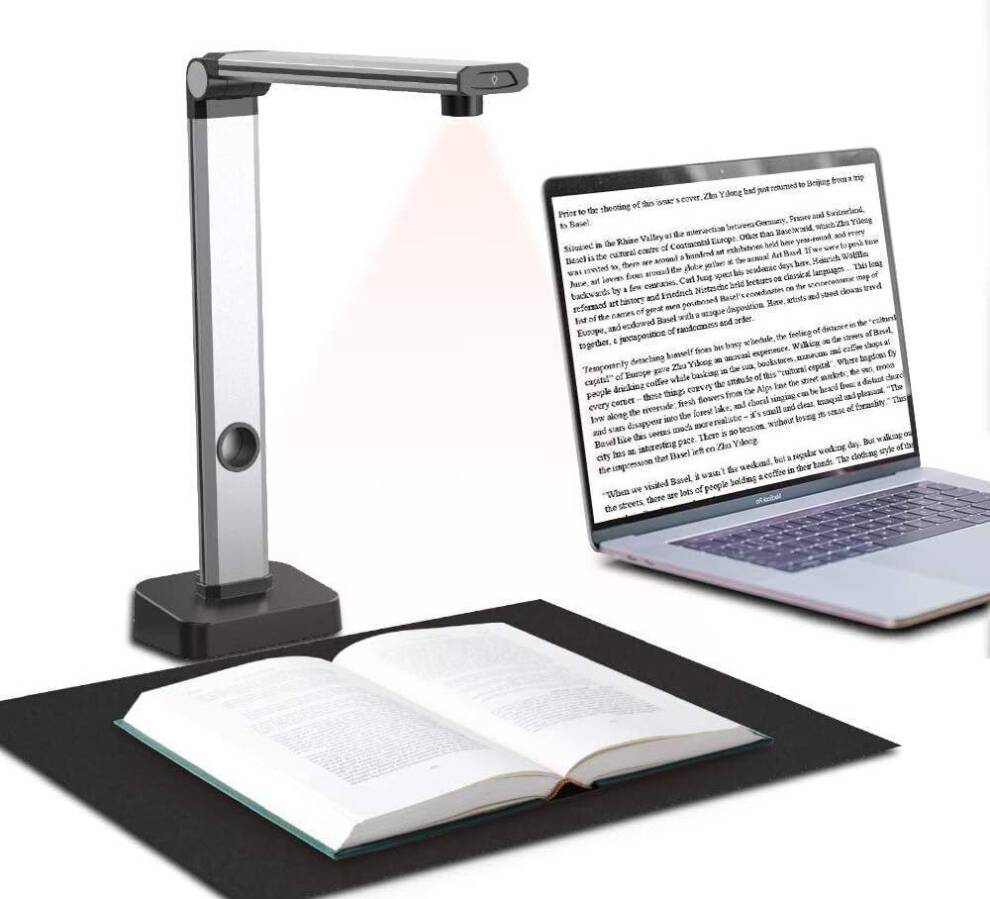 Joyusing 14MP HD Portable USB Overhead Scanner Scan Documents Multi-Language