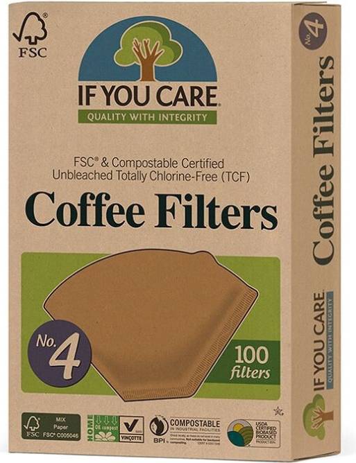 Compostable No.4 Coffee Filters