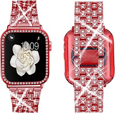 Supoix Jewelry Bling Diamond Rhinestone Case